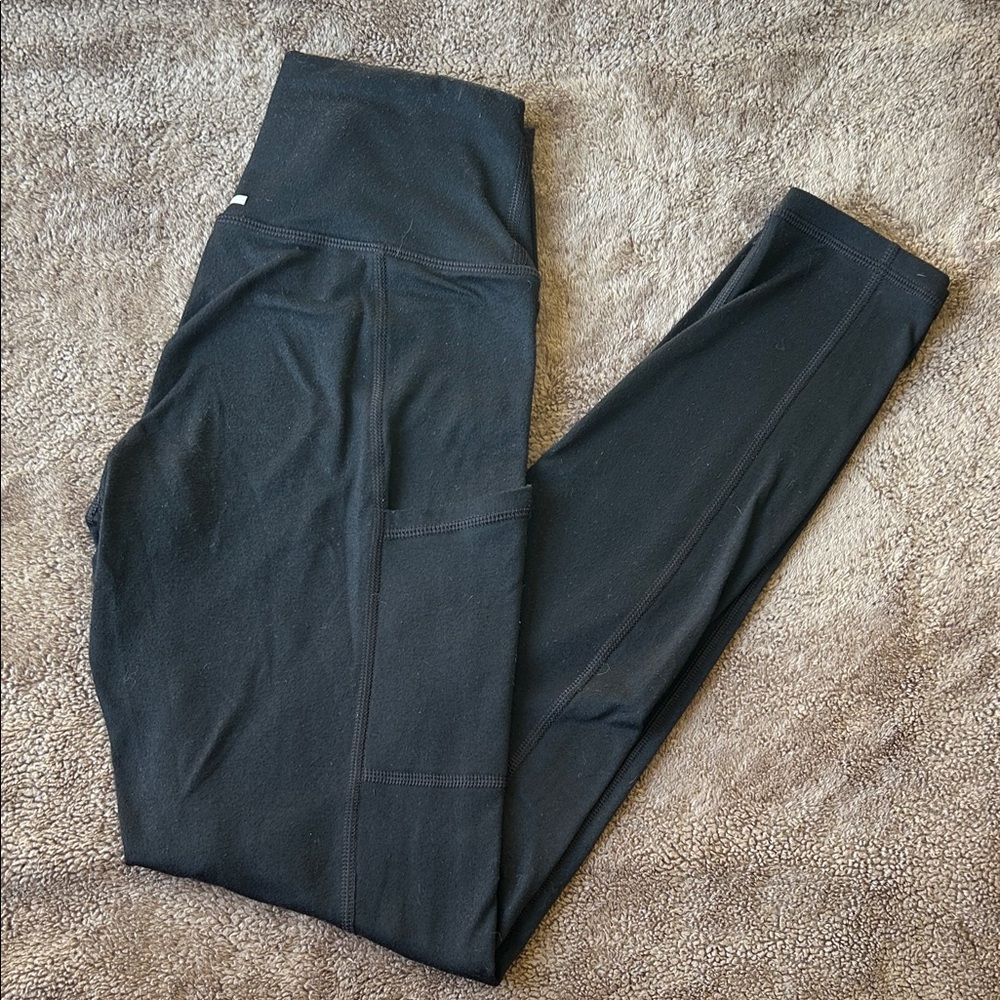 Aerie Black Chill Play Move High Waisted Legging - Size S